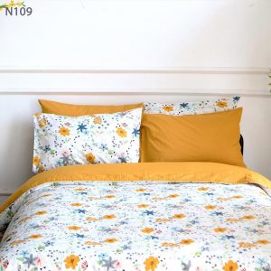 Bộ Cotton Hàn Họa Tiết đơn Giản